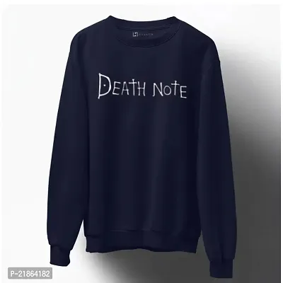 Women DEATH NOTE Printed Sweatshirt (Blue)