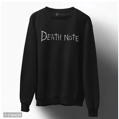 Women DEATH NOTE Printed Sweatshirt (Black)