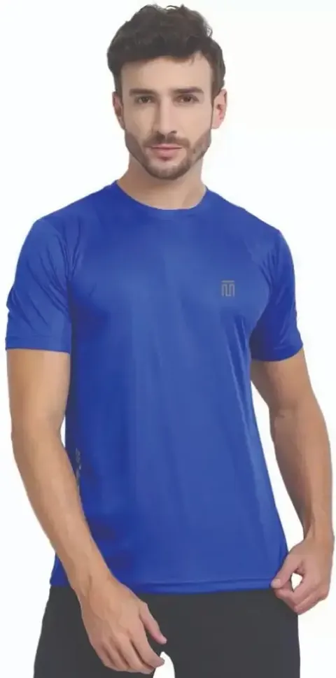 Mens Round Neck Half Sleeve Dry Fit T-Shirts