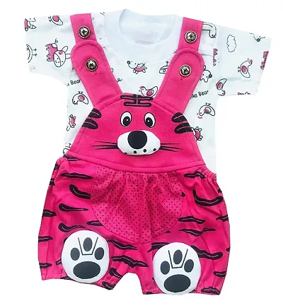 Trendy Lion Face Dungaree for Kids