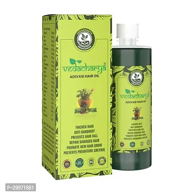 Vedacharya Adivasi Herbal Hair Oil for Hair Growth 500 Ml-thumb0