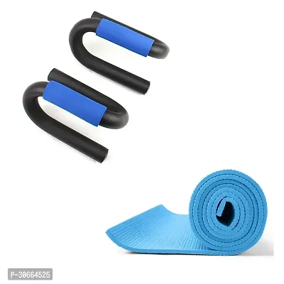 Push Up Bar With Yoga Mat For Fitness Equipments for Home Workout  Gym-thumb0