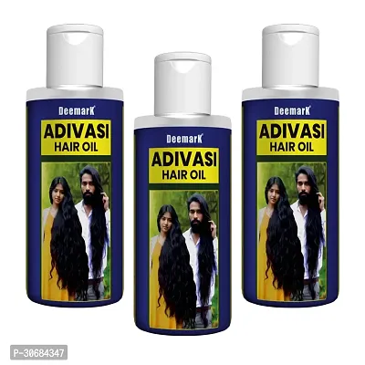 Adivasi Hair Growth Anti Hair fall Control Oil  Pack of 3 (200ml)-thumb0