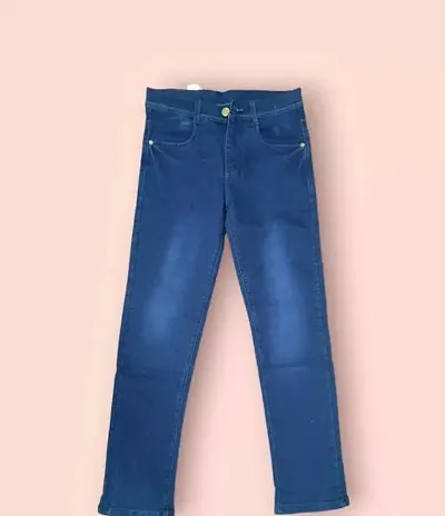 Stylish Denim Faded Slim Fit Jeans For Men
