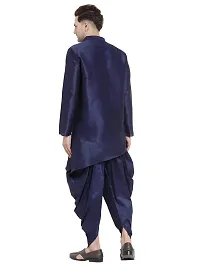 Sydney Heights Men Dupion Silk Kurta and Patiala Dhoti Set-thumb1