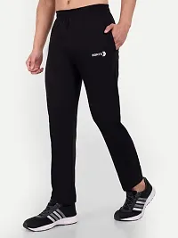 TheBonte Men Black Slim Fit Joggers Track Pants-thumb2