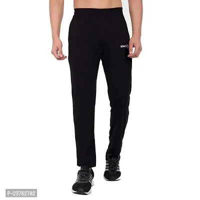 TheBonte Men Black Slim Fit Joggers Track Pants