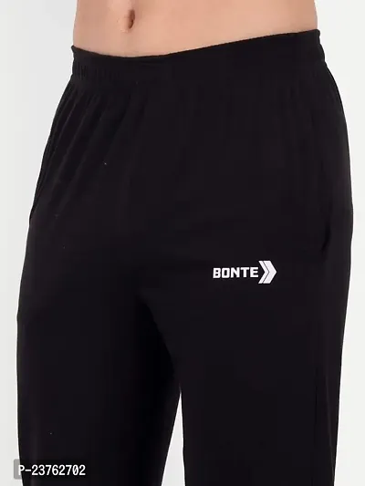 TheBonte Men Black Slim Fit Joggers Track Pants-thumb5