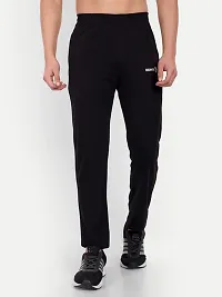 TheBonte Men Black Slim Fit Joggers Track Pants-thumb1