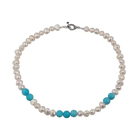Ocean Enchanting Dyed Mystic Freshwater Pearl  Necklace