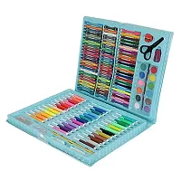 TONY STARK Art Supplies for Kids Deluxe Kids Art Set for Drawing Painting and More with Portable Art Box, Coloring Supplies Art Kits Best Christmas Great Gift for Kids. (Blue)-thumb2