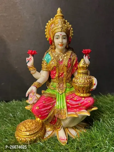 Stylish Multicoloured Marble Laxmi Ji