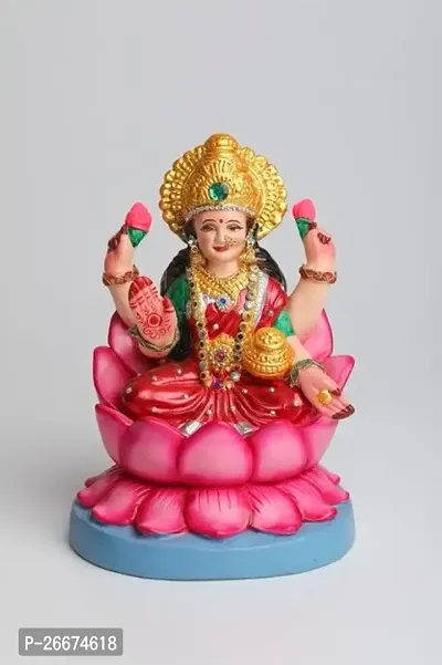 Stylish Multicoloured Marble Laxmi Ji-thumb0