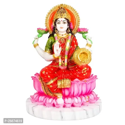 Stylish Multicoloured Marble Laxmi Ji-thumb0