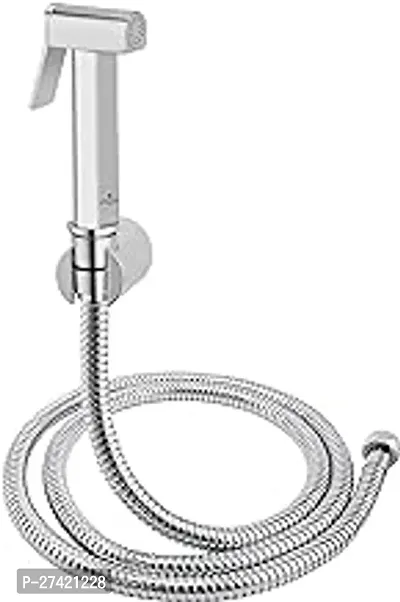 Cliquin Kshf2251 Brass Health Faucet With Ss-304 Grade 1 Meter Flexible Hose Pipe And Wall Hook Health Faucet