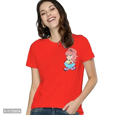 Women Regular Small Doll Tshirt (xs, red)