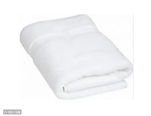 Cotton White Towel Pack Of 1-thumb0