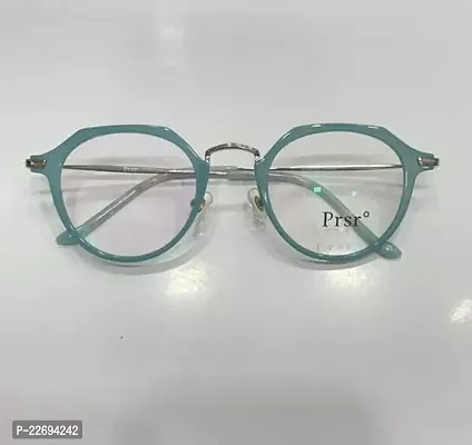 Women Men Unisex Round Oval Shape Computer Glass Antiglare Lens Zero Power Blue Light Blocking Glasses Spectacles Frame