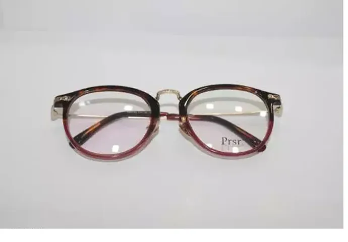 Optexia Beautiful Combination Of Metal And Plastic Specs For Men Women Unisex Colour Metal Sides