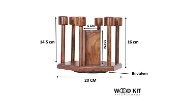 Useful Wooden Glass Holder Stand- Glass, Spoon Stand-thumb2