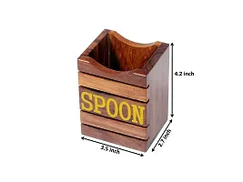 Useful Wooden Holder Stand For Spoons-thumb1