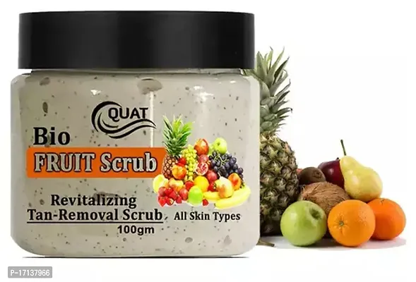 Bio-Fruit Scrub Revitalizing Skin Whitening Face Scrub For Glowing Skin,Oily,Dry Skin For Both WomenandMen (100Gm)-thumb0