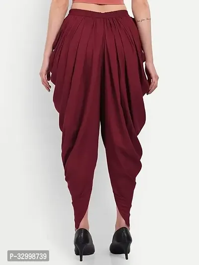 Stylish Rayon Pleated Dhoti Pant For Women-thumb4