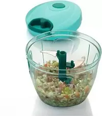 Vegetable  Fruit Manual Handy Chopper 750ML (Green)-thumb1