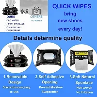 ANKEV Sneaker  Shoe Cleaner Wipes 1 Pack of 80 Wipes, Portable Sneakers Cleaner Shoe Wipes Quickly Remove Dirt  Stains-thumb4