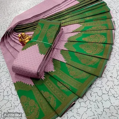 Classic Cotton Silk Jacquard Saree with Blouse piece