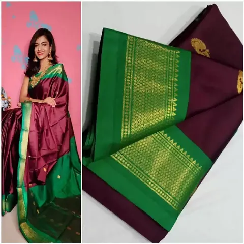 Cotton Silk Paithani Saree With Blouse Piece