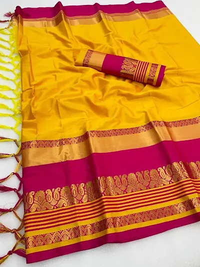 Traditional Silk Zari Weaving Saree