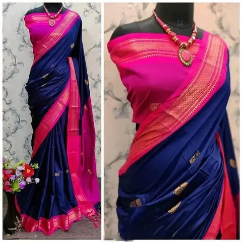 Hot Selling Cotton Silk Saree with Blouse piece