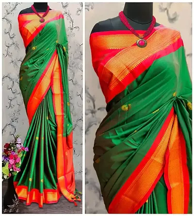 Fancy Silk Saree with Blouse Piece for Women