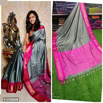 Classic Cotton Silk Jacquard Saree with Blouse piece