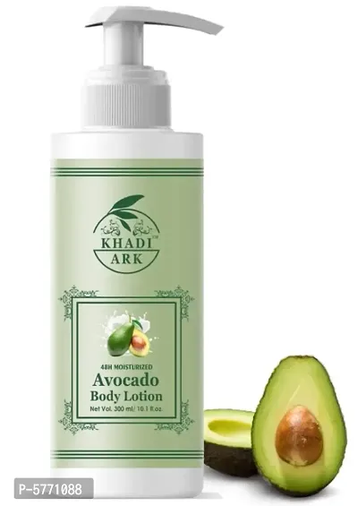 Khadi Ark Avocado Body Lotion Moisturizer for Soft  Smooth Skinnbsp;(300 ml)