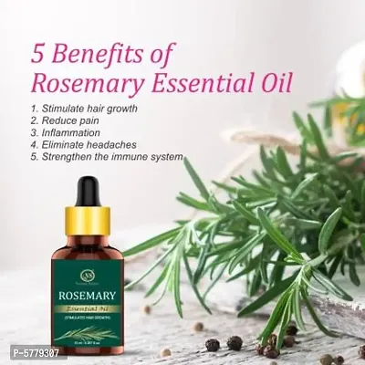 Nuerma Science Rosemary Essential Oil 100% Pure Therapeutic Grade For Fast Hair Growth  Anti Hair Fallnbsp;(15ml)-thumb3
