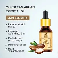 Khadi Ark Moroccan Argan Essential Oil (Pure  Natural) Hair Oilnbsp;nbsp;(15 ml)-thumb1