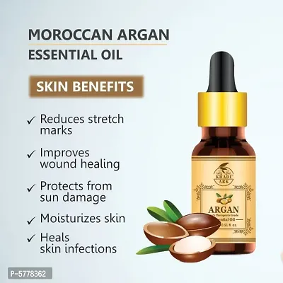 Khadi Ark Moroccan Argan Essential Oil (Pure  Natural) Hair Oilnbsp;nbsp;(15 ml)-thumb2
