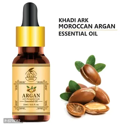Khadi Ark Moroccan Argan Essential Oil (Pure  Natural) Hair Oilnbsp;nbsp;(15 ml)-thumb4