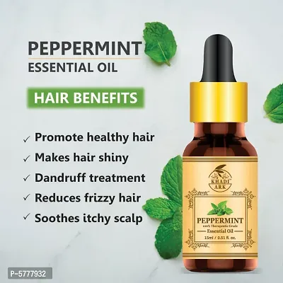 Khadi Ark Peppermint Oil For Hairs (Hair Growth  Anti Hair Fall) Hair Oil&nbsp;(15ml)-thumb3