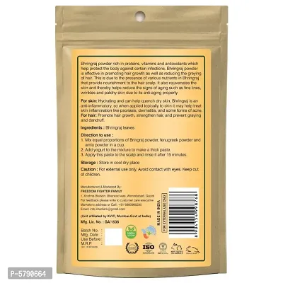 Khadi Ark Bhringraj Powder for Strong  Healthy Hair 100 GM-thumb2