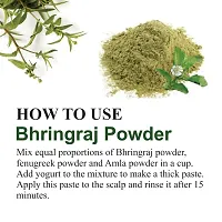 Khadi Ark Bhringraj Powder for Strong  Healthy Hair 100 GM-thumb4