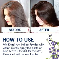 Khadi Ark Herbal Indigo Hair Care Powder (Pack of 3, 100 GM Each) 300 GM-thumb3