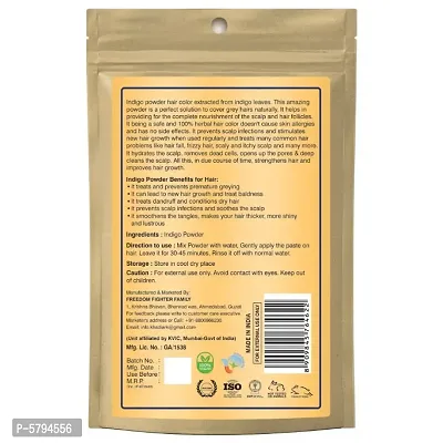 Khadi Ark Herbal Indigo Hair Care Powder 100 GM-thumb2