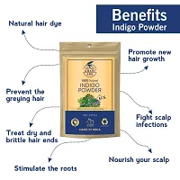 Khadi Ark Herbal Indigo Hair Care Powder 100 GM-thumb2
