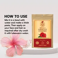 Hibiscus Powder for Anti Dandruff, Itchy Scalp and Grey to Black Hair (Grey to Black Hair When Used with Henna) 100 GM-thumb3