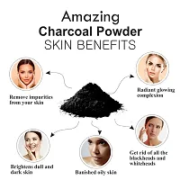 Khadi Ark Charcoal Powder with Indigo Powder for Clear Glowing Skin  Strong Smooth Healthy Hair (Pack of 2, 100gm Each) 200gm-thumb1