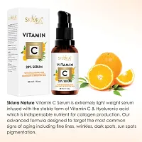 Skiura 20% Vitamin C Serum with Hyaluronic Acid For Advanced Skin Brightening, Anti Ageing, Anti Dark Circle, Fine Lines and Repair Sun Damaged Skin (Pack of 3, 30ml Each) 90ml-thumb1