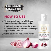 Onion Bhringraj Shampoo and Oil for Strong Healthy Hair Growth with Anti Hair-Fall (Shampoo 200ml + Oil 100ml Pack of 2 Combo)-thumb4